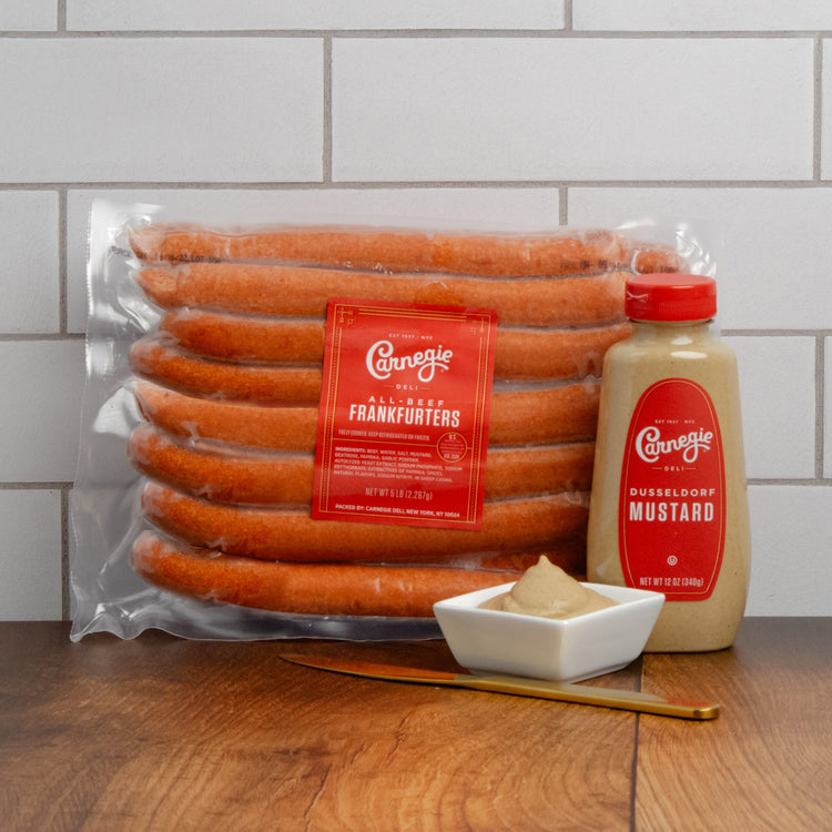 Natural Casing Hot Dog Pack - Frankfurter - Vienna Beef