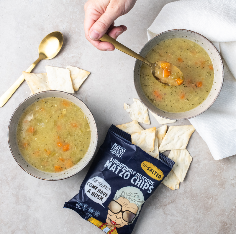 Carnegie Deli x The Matzo Project: Better Than Bubbe's Matzo Ball Soup